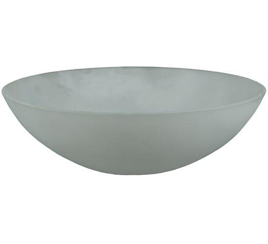 9"W X 3"H Bowl Frosted Glass Shade