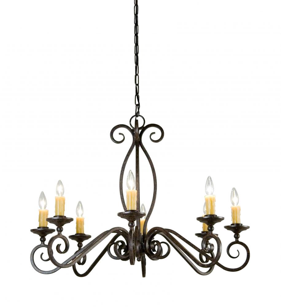 36" Wide Wallis 8 Light Chandelier