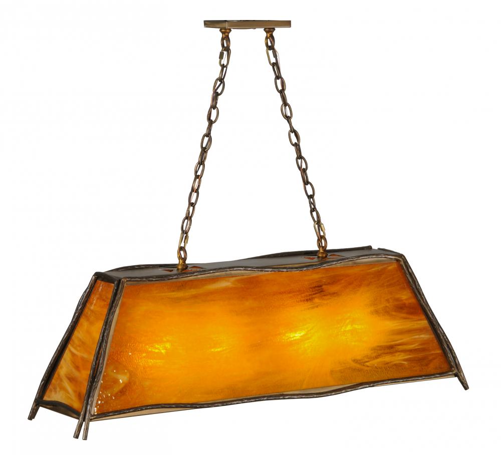 42"L Sticks Oblong Pendant