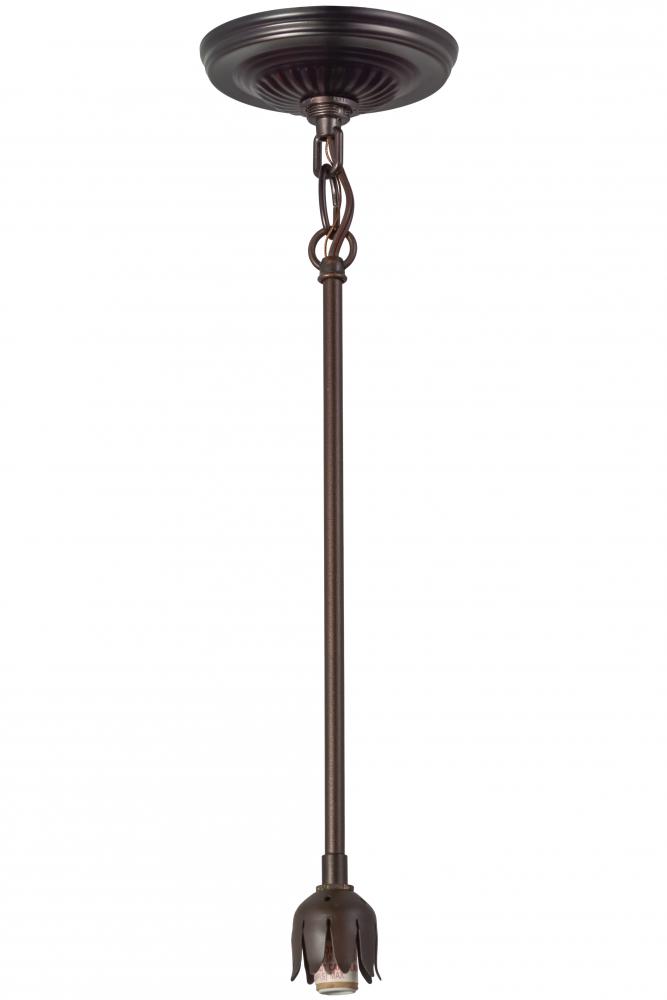 5"W Mahogany Bronze 1 LT Pendant Hardware