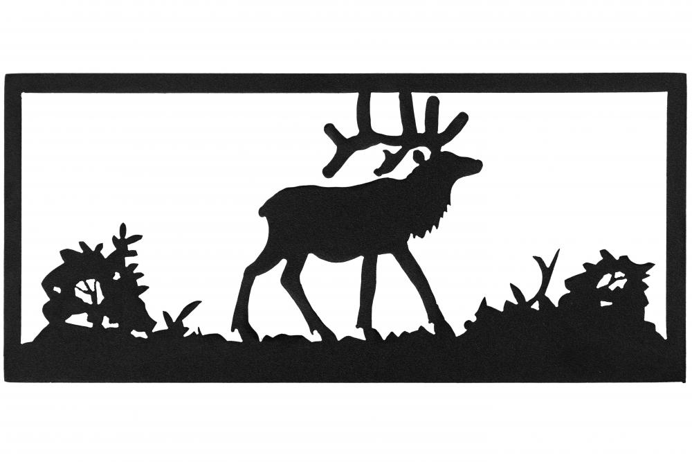 18"W Lone Elk Wall Art