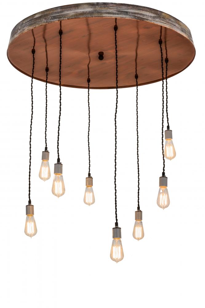 36" Wide Alva Grange 8 Light Cascading Pendant