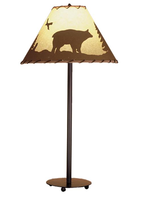 29"H Bear in the Woods Table Lamp