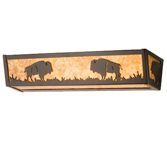 30"W Buffalo Vanity Light