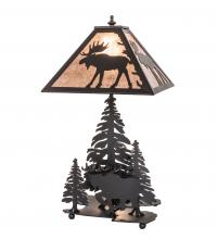 Meyda Green 102984 - 21" High Moose on the Loose Table Lamp