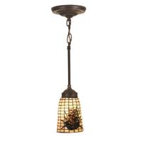 Meyda Green 104974 - 4.5" Wide Pine Barons Mini Pendant