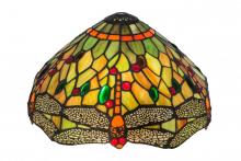 Meyda Green 10504 - 12" Wide Tiffany Hanginghead Dragonfly Shade