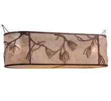 Meyda Green 114147 - 44"L Whispering Pines Oblong Inverted Shade