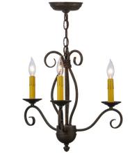 Meyda Green 115226 - 18" Wide Sienna 3 LT Chandelier