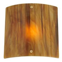 Meyda Green 119966 - 11"W Metro Fusion Marble Glass Panel Wall Sconce