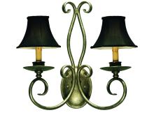 Meyda Green 120763 - 16" Wide Phillipe 2 Light Wall Sconce