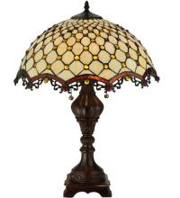 Meyda Green 124834 - 24"H Jeweled Katherine Table Lamp