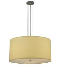 Meyda Green 126537 - 24"W Cilindro Beige Textrene Pendant