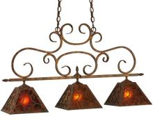 Meyda Green 127374 - 42" Long Bandolei 3 Light Island Pendant