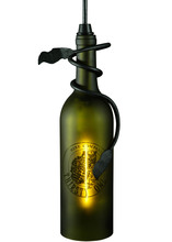 Meyda Green 137401 - 5"W Personalized Thirsty Owl Wine Bottle Mini Pendant