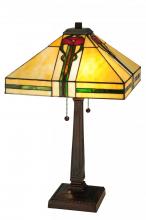 Meyda Green 138117 - 23"H Parker Poppy Table Lamp