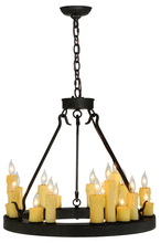 Meyda Green 138768 - 24"W Deina 18 LT Chandelier