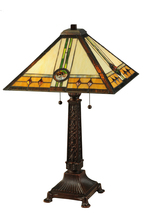 Meyda Green 138771 - 26.5"H Carlsbad Mission Table Lamp