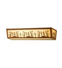 Meyda Green 14323 - 24" Wide Reeds & Cattails Vanity Light