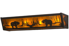 Meyda Green 14346 - 24"W Bear at Lake Vanity Light