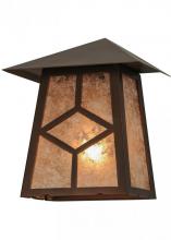 Meyda Green 147010 - 9" Wide Diamond Craftsman Wall Sconce