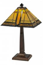 Meyda Green 147482 - 21"H Sierra Prairie Mission Table Lamp
