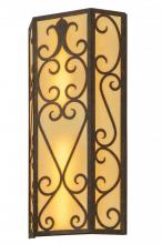 Meyda Green 150144 - 12"W Mia Wall Sconce