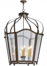 Meyda Green 151061 - 32"W Citadel 6 Light Pendant