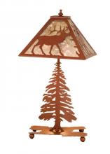 Meyda Green 15300 - 21.5"H Lone Elk Table Lamp