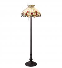 Meyda Green 153948 - 62" High Roseborder Floor Lamp