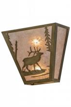 Meyda Green 154317 - 13"W Elk Creek Wall Sconce