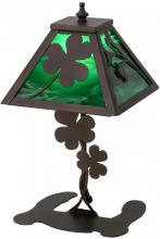 Meyda Green 156586 - 14.5"H Shamrock Accent Lamp