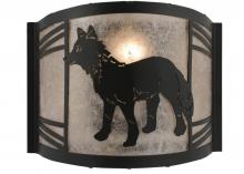 Meyda Green 157292 - 12"W Fox on the Loose Left Wall Sconce