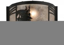 Meyda Green 157296 - 12"W Lynx on the Loose Left Wall Sconce