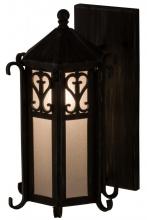 Meyda Green 157313 - 9"W Caprice Lantern Wall Sconce