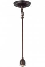 Meyda Green 157418 - 5"W Mahogany Bronze 1 LT Pendant Hardware