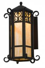 Meyda Green 159209 - 12"W Caprice Lantern Wall Sconce