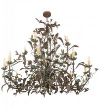 Meyda Green 159623 - 60"W Le Printemps 15 LT Chandelier