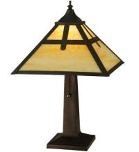 Meyda Green 16013 - 13" Square Cross Mission Shade