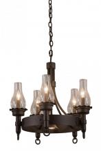 Meyda Green 161543 - 22" Wide Durango 5 Light Chandelier