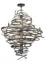 Meyda Green 162308 - 36"W Cyclone 18 LT Chandelier