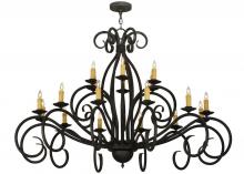 Meyda Green 165142 - 60" Wide Sienna 18 LT Two Tier Chandelier