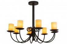 Meyda Green 168314 - 40"W Atria 8 LT Chandelier