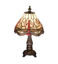 Meyda Green 17525 - 11.5"H Tiffany Hanginghead Dragonfly Mini Lamp