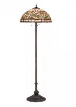 Meyda Green 17534 - 63"H Tiffany Turning Leaf Floor Lamp