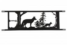 Meyda Green 179789 - 94.5"W Neversink Bridge Fox Decor