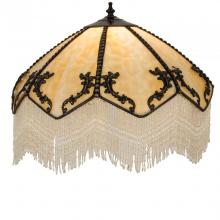 Meyda Green 182160 - 19"W Regina Fringed Shade