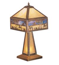 Meyda Green 200204 - 19.5" Wide Camel Mission Accent Lamp