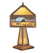 Meyda Green 200206 - 19.5" Wide Camel Mission Accent Lamp