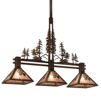 Meyda Green 214364 - 45" Long Tall Pines 3 Light Island Pendant